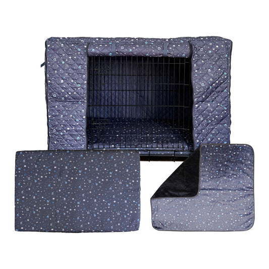 Quilted Crate Cover + Mattress & Mattress Cover + Crate Blanket