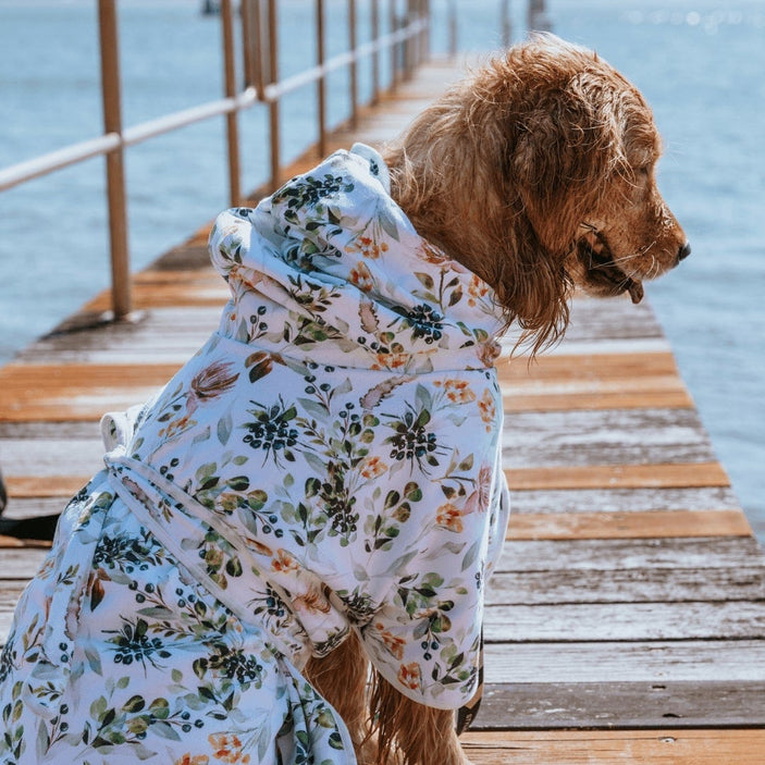 Evergreen Dog Robe