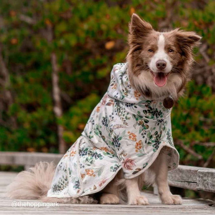 Evergreen Dog Robe