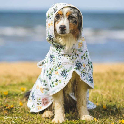 Evergreen Dog Robe - Evergreen