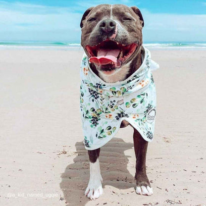 Evergreen Dog Robe - Evergreen