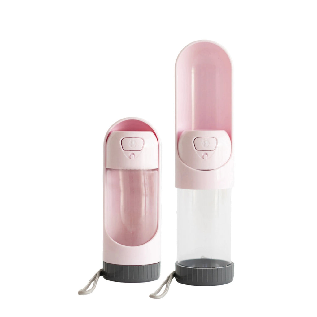 Water Bottle with Slidable Bowl