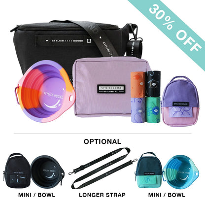 Black S.H Waist/Cross Body Bag + Express Pouch