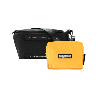 Black S.H Waist/Cross Body Bag + Express Pouch