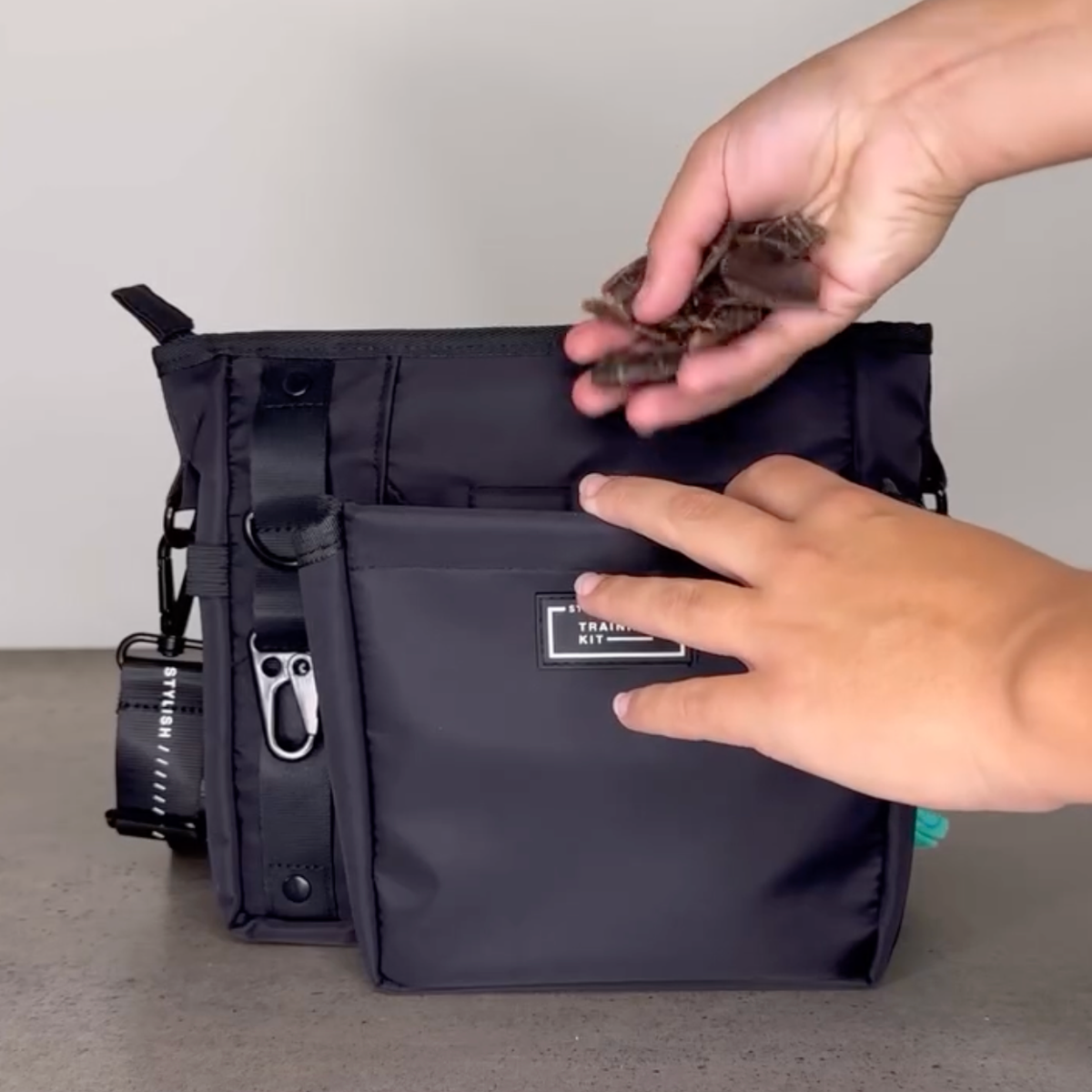 Black Elite Trainer Treat Pouch