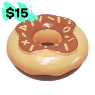Chocolate Donut Squeaker Power Chew