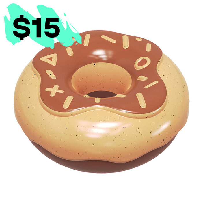 Chocolate Donut Squeaker Power Chew