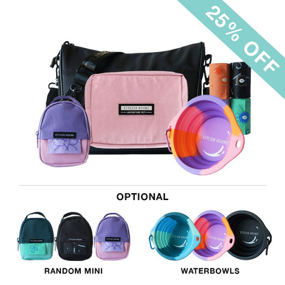 Black Day Tripper Bag + Express Pouch