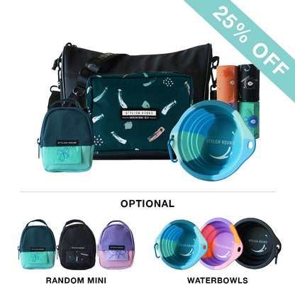 Black Day Tripper Bag + Express Pouch