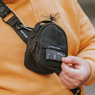Black Mini Backpack