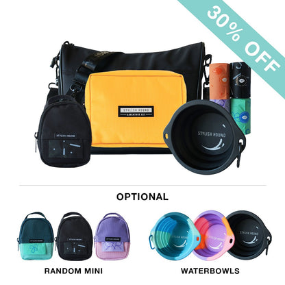 Black Day Tripper Bag + Express Pouch
