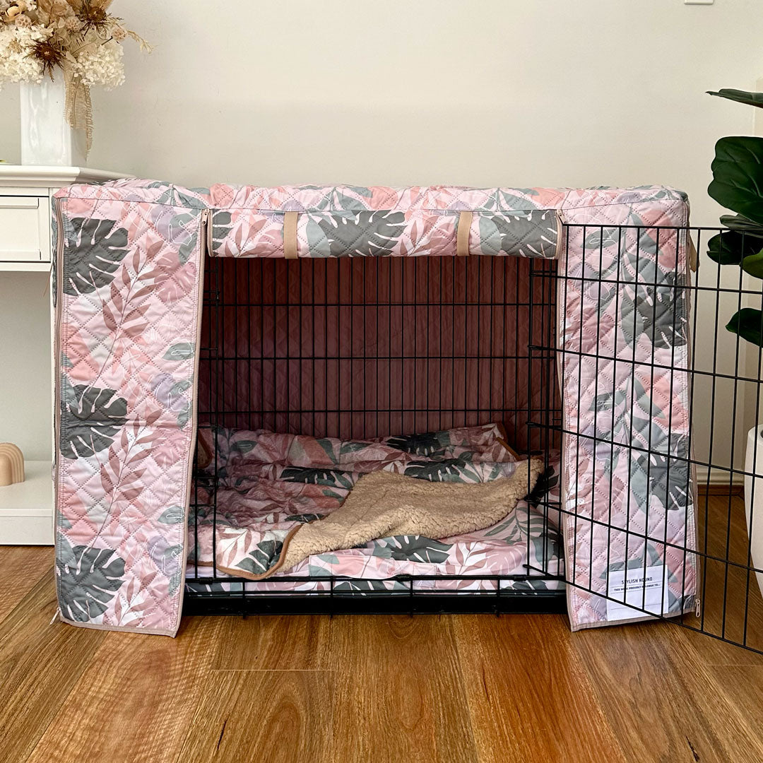 Botanica Quilted Crate Cover