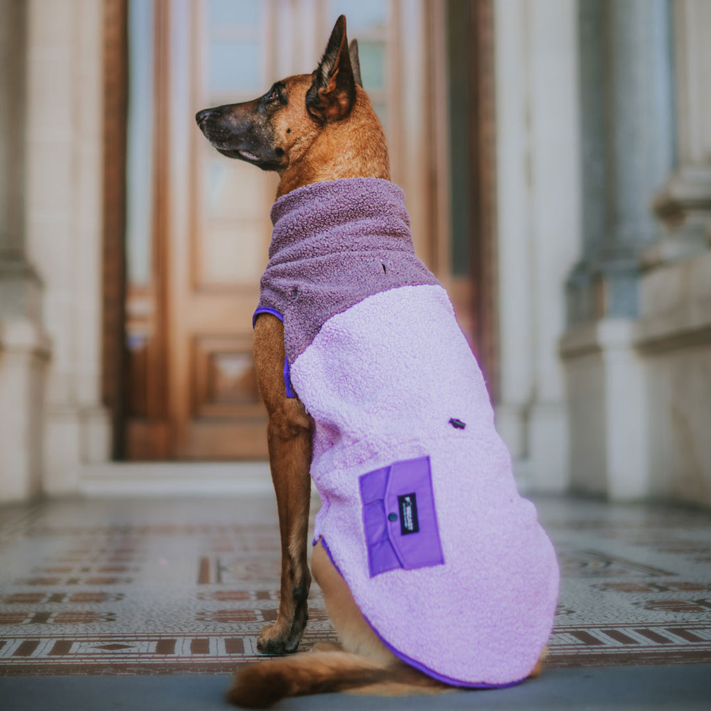 Lilac Fleece Vest