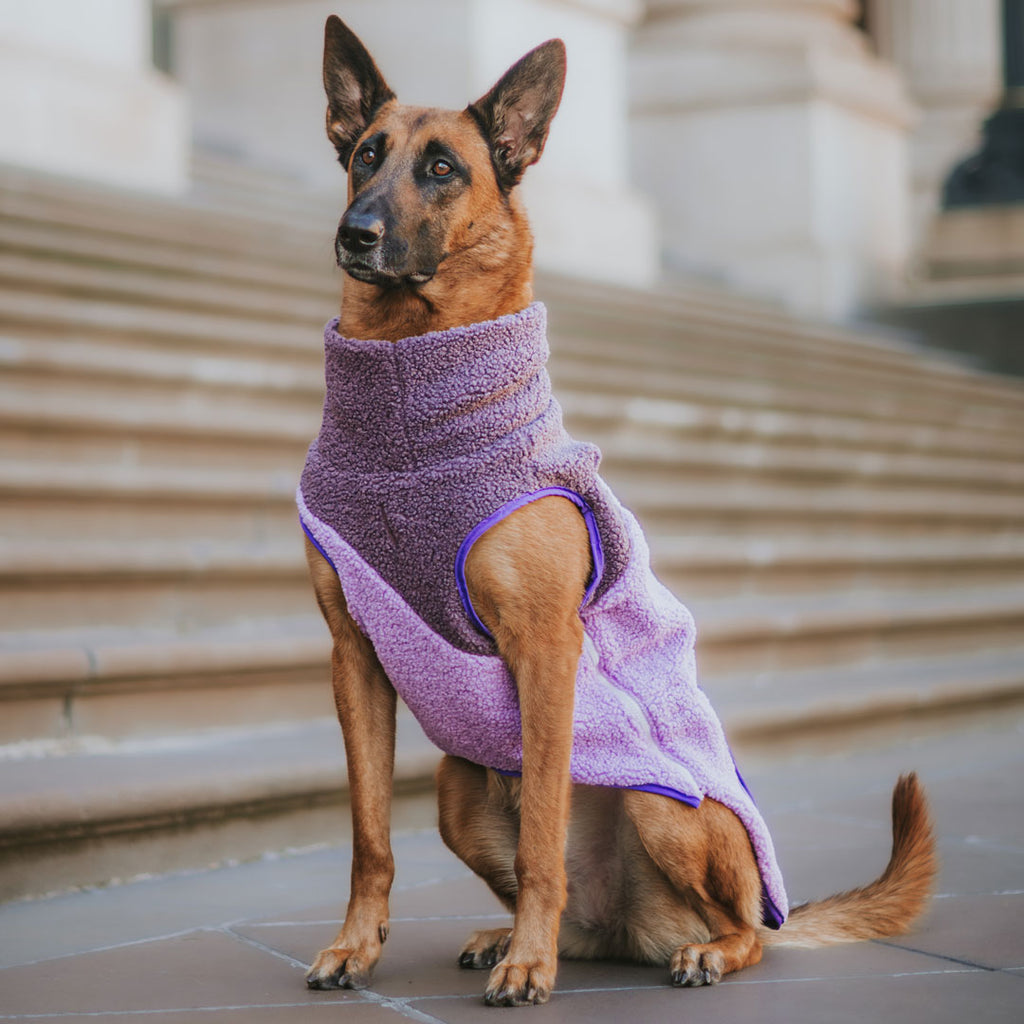 Lilac Fleece Vest