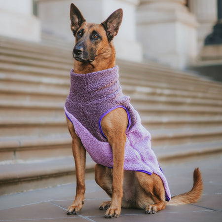 Lilac Fleece Vest