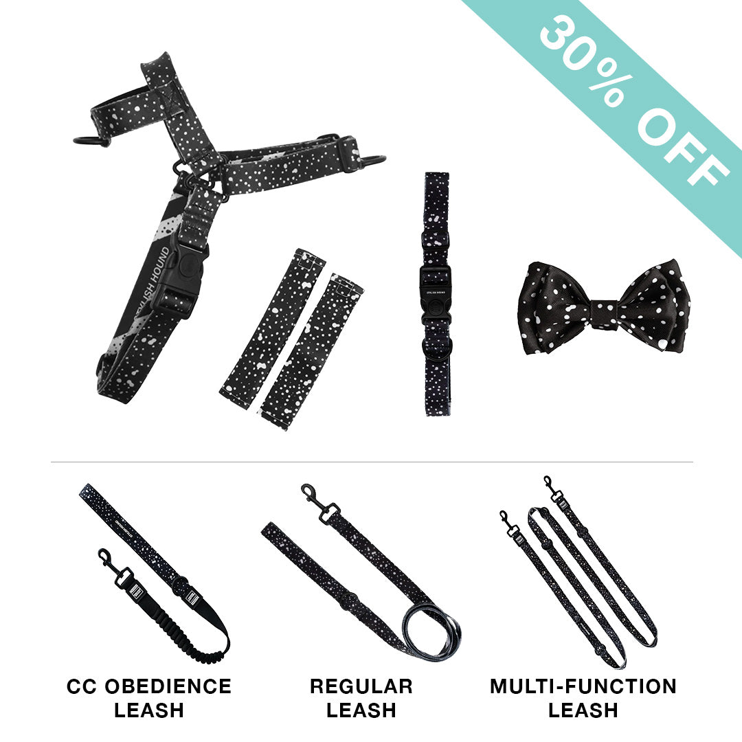 OG No-Pull Harness + Leash + Collar + Bow Tie