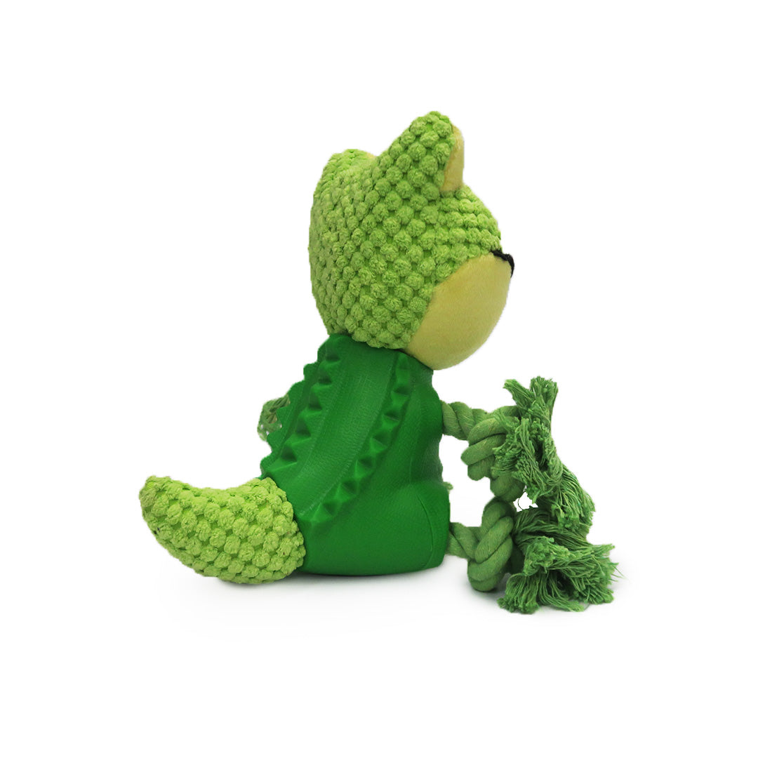 Frog 3-in-1 Soft + Rubber Toy Treat Dispenser