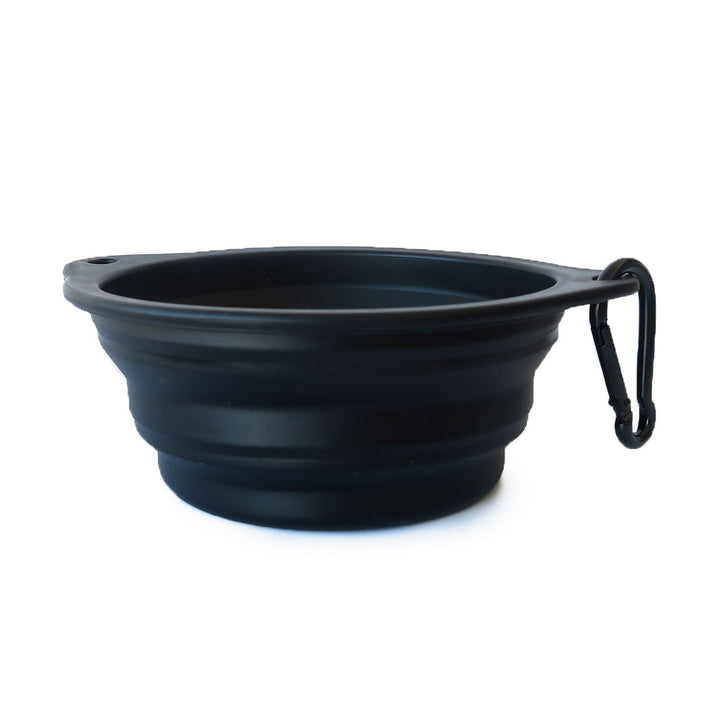 Black Collapsible Water Bowl