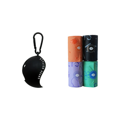 Poop Bag + Ball Holder