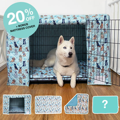 Quilted Crate Bundle - Woof Pack