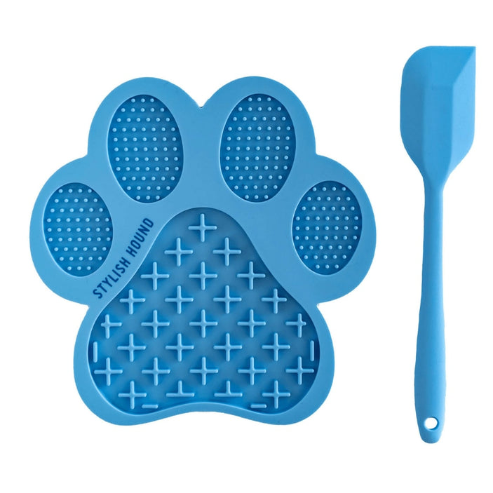 Baby Blue Lick Mat w Suction