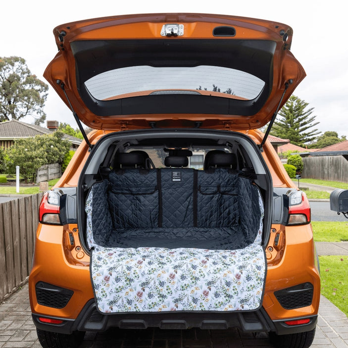 Evergreen Car Boot Cover with Drawstring Bag