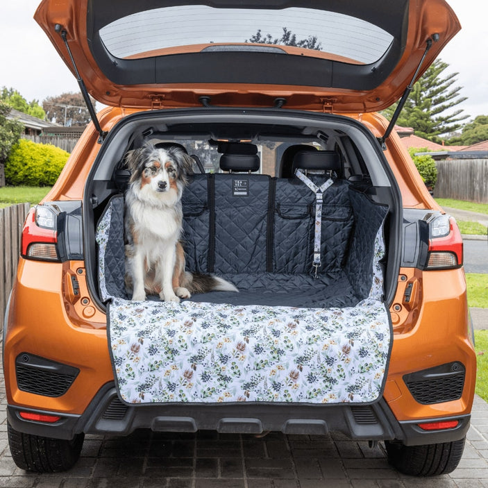 Evergreen Car Boot Cover with Drawstring Bag