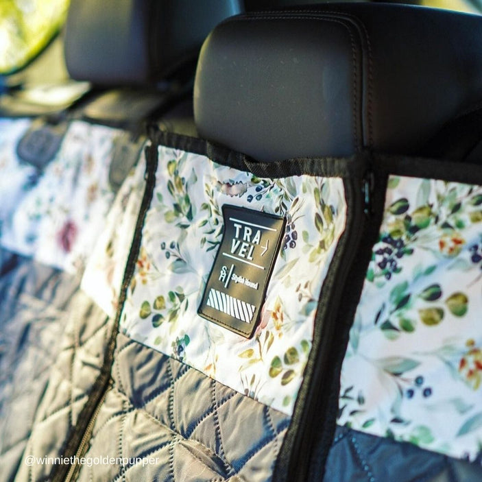 Evergreen Back Seat Cover w Travel Bag