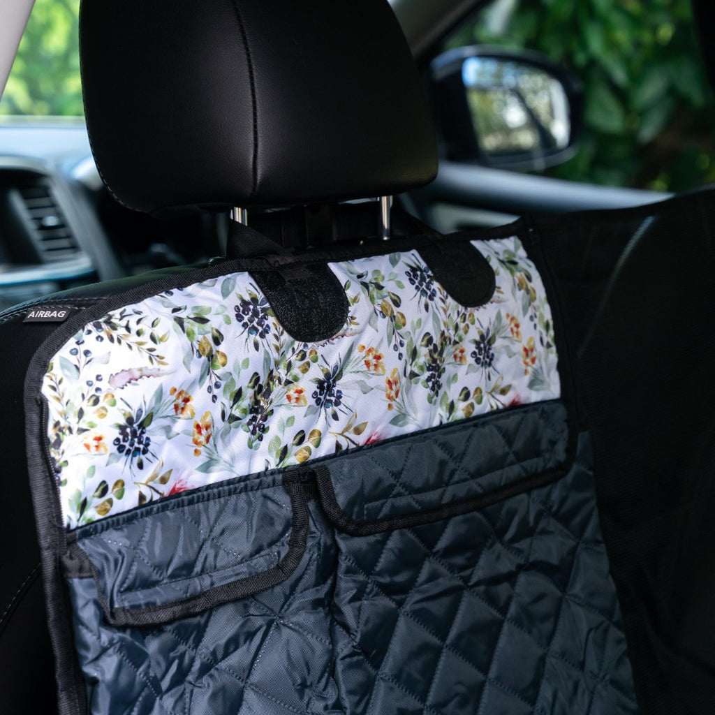 Evergreen Back Seat Cover w Travel Bag