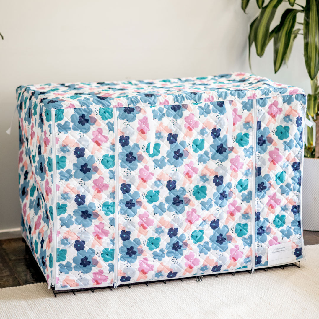 Daisy Quilted Crate Cover