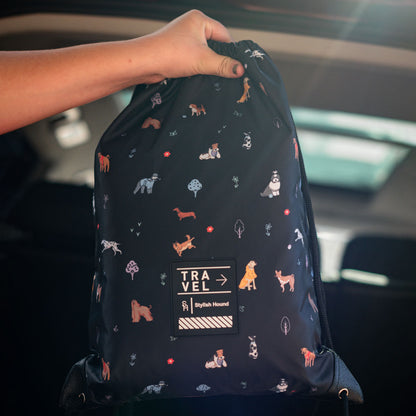 Happy Pack Car Boot Cover with Drawstring Bag