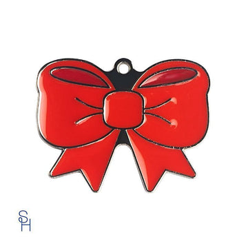 Bow Red Charm - stylish-hound.com