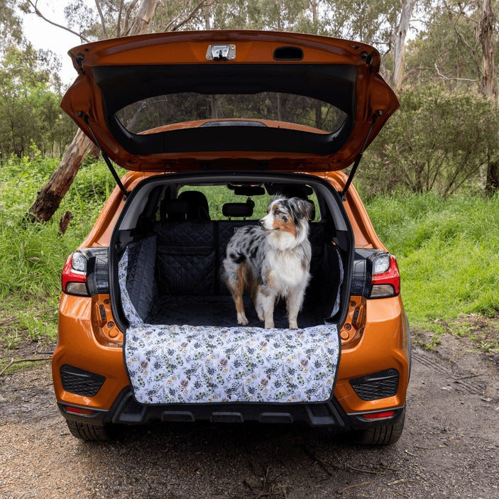 Evergreen Car Boot Cover with Drawstring Bag